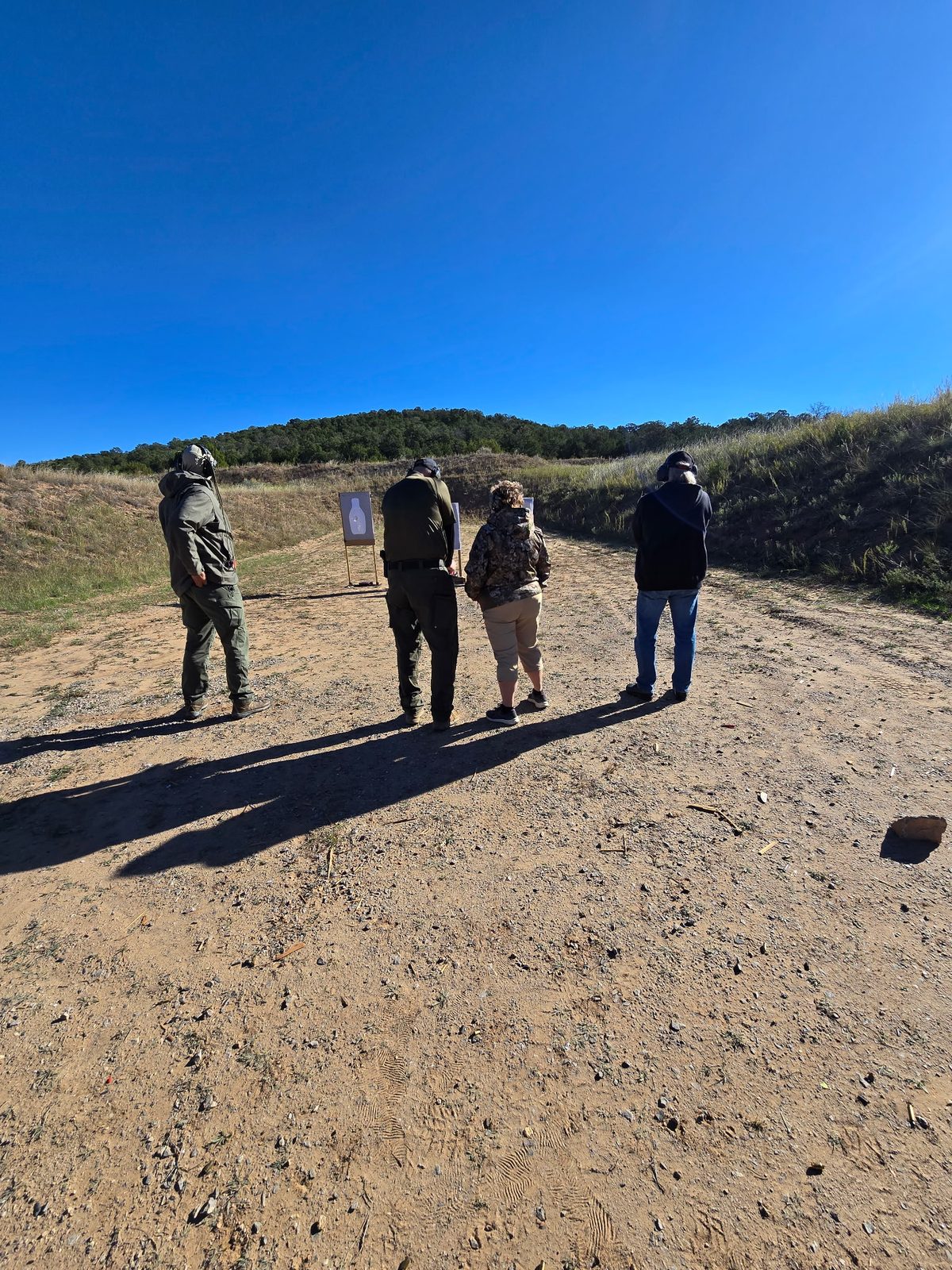 Coaching students downrange