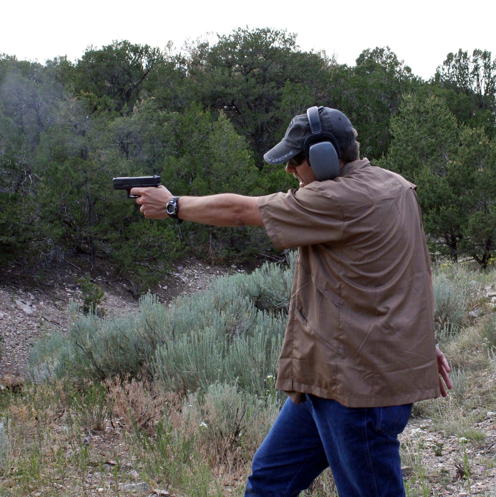 Live fire pistol drill
