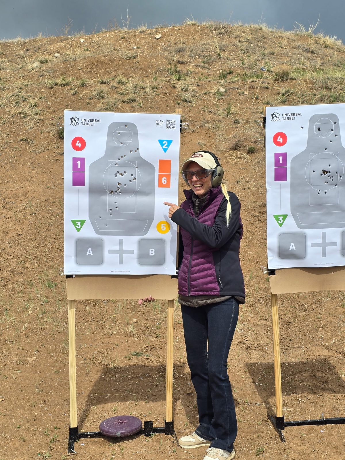 Reviewing a shot grouping