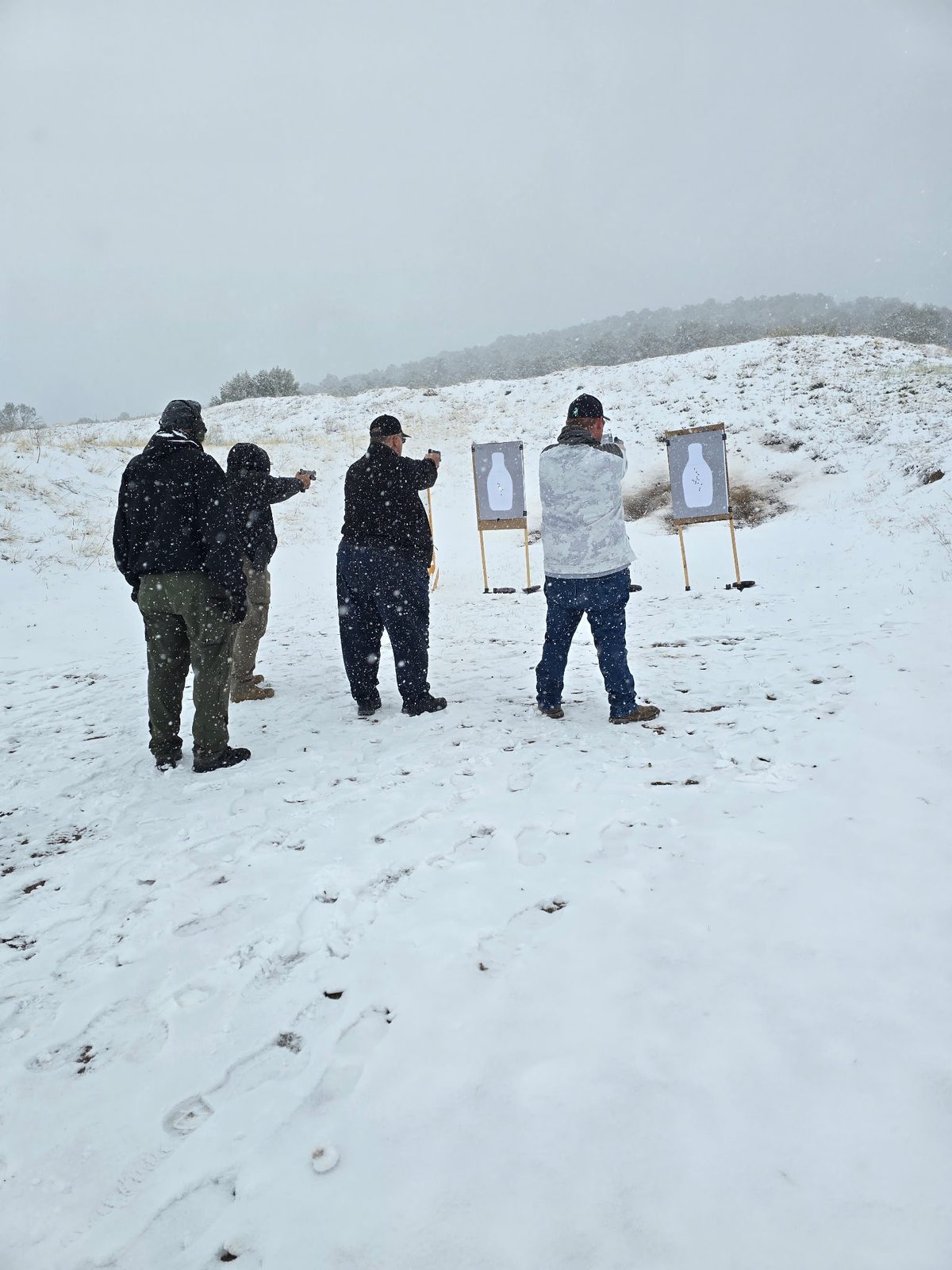 Winter range session